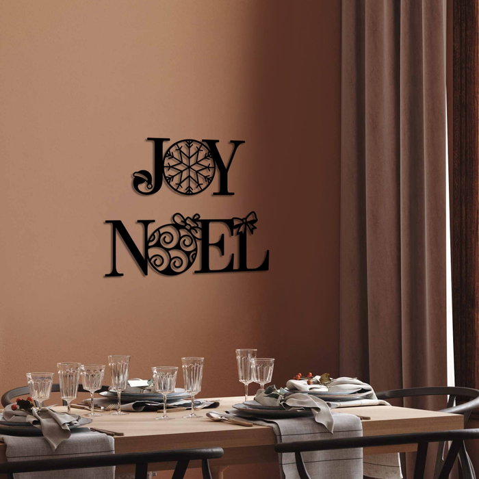 Wallity New Year 3 Escultura de pared de metal en negro Wallity New Year 3 Escultura de pared de metal en negro